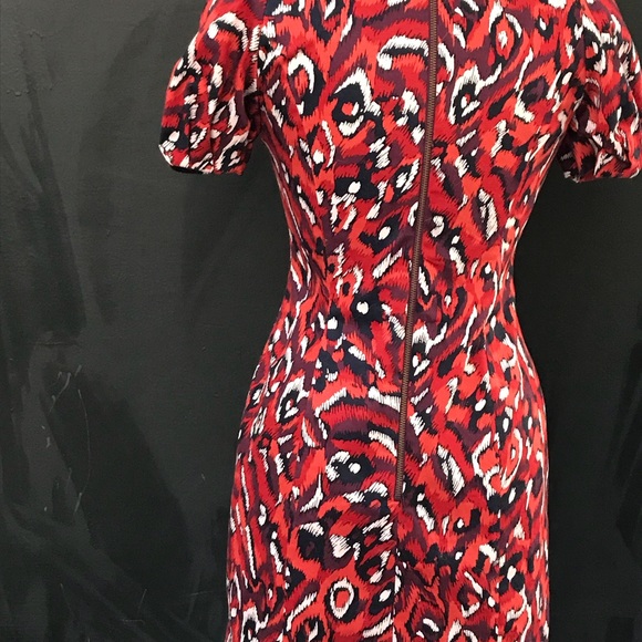 French Connection Poof Sleeve Mini Dress Sz 6 - Picture 6 of 6